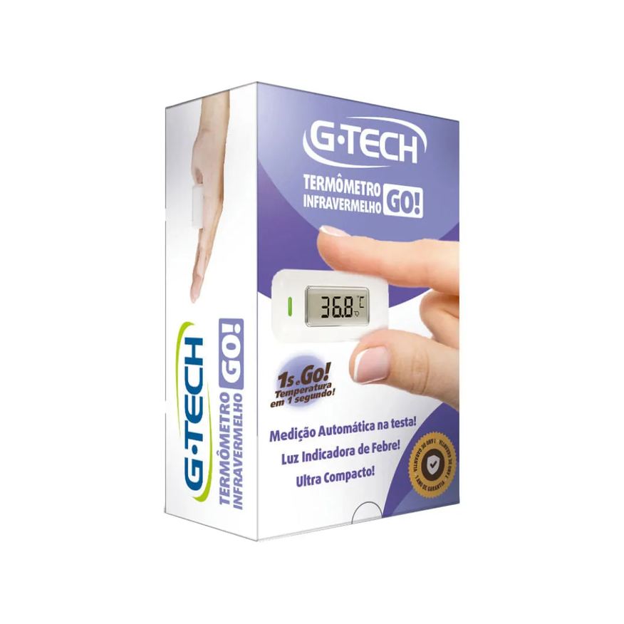 G-tech Termometro Go Digital Infravermelho Branco