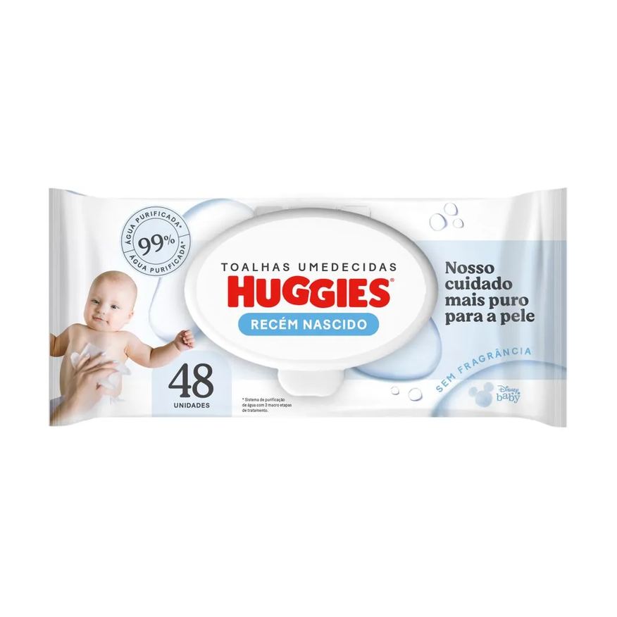 Huggies Toalha Umedecida Recém-nascido 48 Unidades