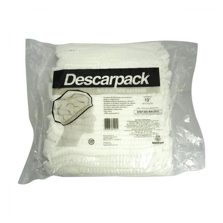 Descarpack Touca Branca Com 100 Unidades