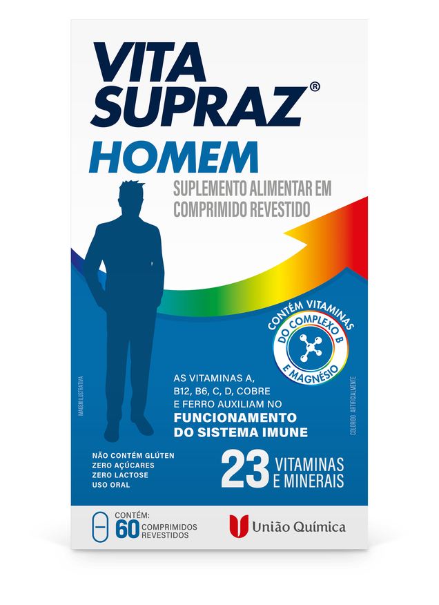 Supraz Vita Homem Com 60 Comprimidos