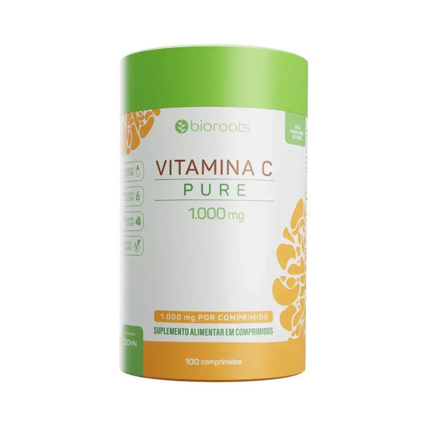 Vitamina C Bioroots 1000mg 100 cápsulas