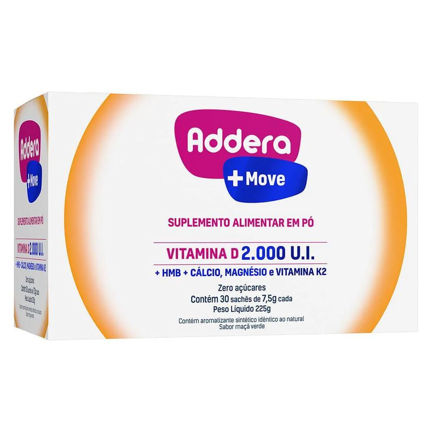 Addera Vitamina D + Move 2.000UI com 30 Sachês