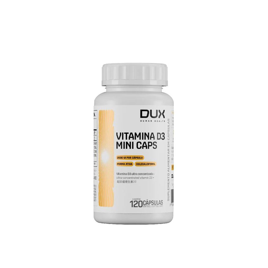 D3 Vitamina 2.000UI Dux 120 Cápsulas