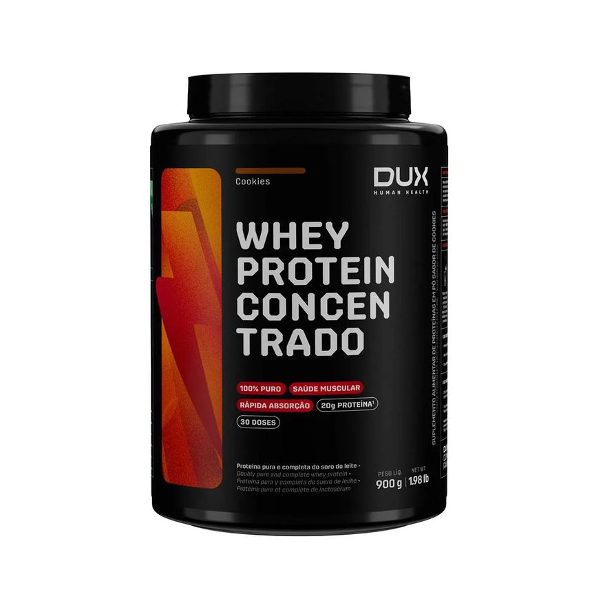 Protein Whey Concentrado Dux Cookies 900g