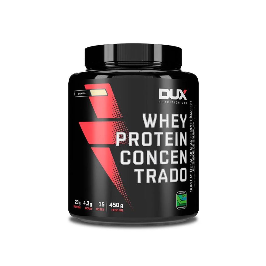 Protein Whey Concentrado Dux Nutrition Baunilha 450g