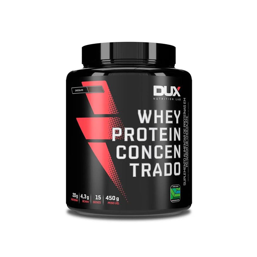 Protein Whey Concentrado Dux Nutrition Chocolate 450g