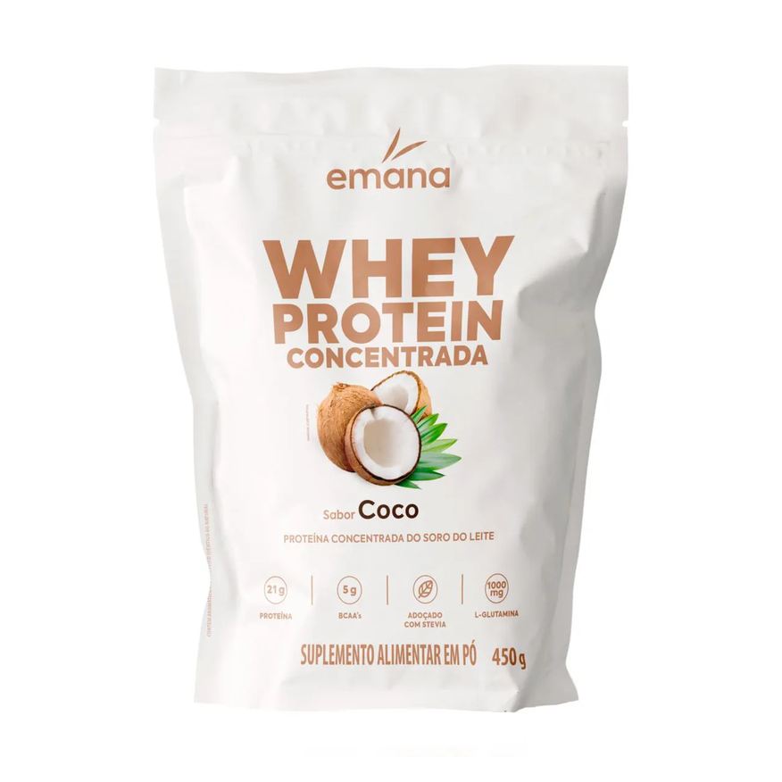 Protein Whey Emana Coco em Pó 450g