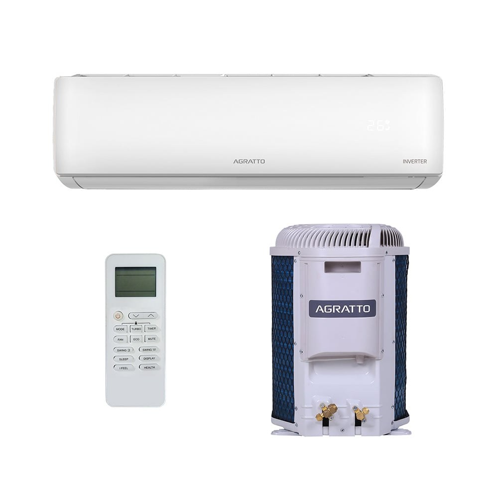 Split Inverter Agratto • 9.000 BTUs • 220V Frio Inverter — Selo Procel A