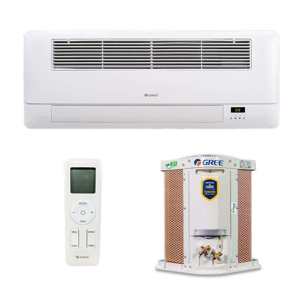 Cassete Gree 9.000 BTUs Frio Inverter 220V — Selo Procel A