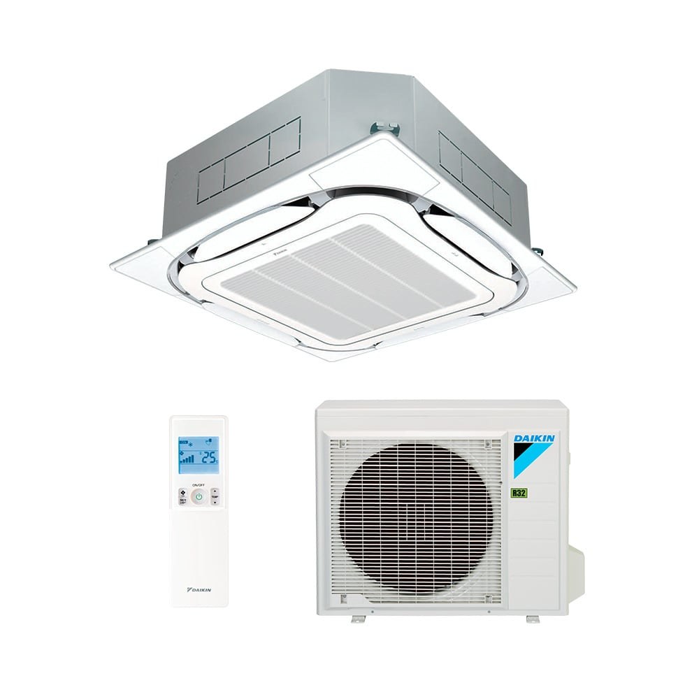Cassete Daikin • 35.000 BTUs • 220V Quente/Frio Inverter — Selo Procel A