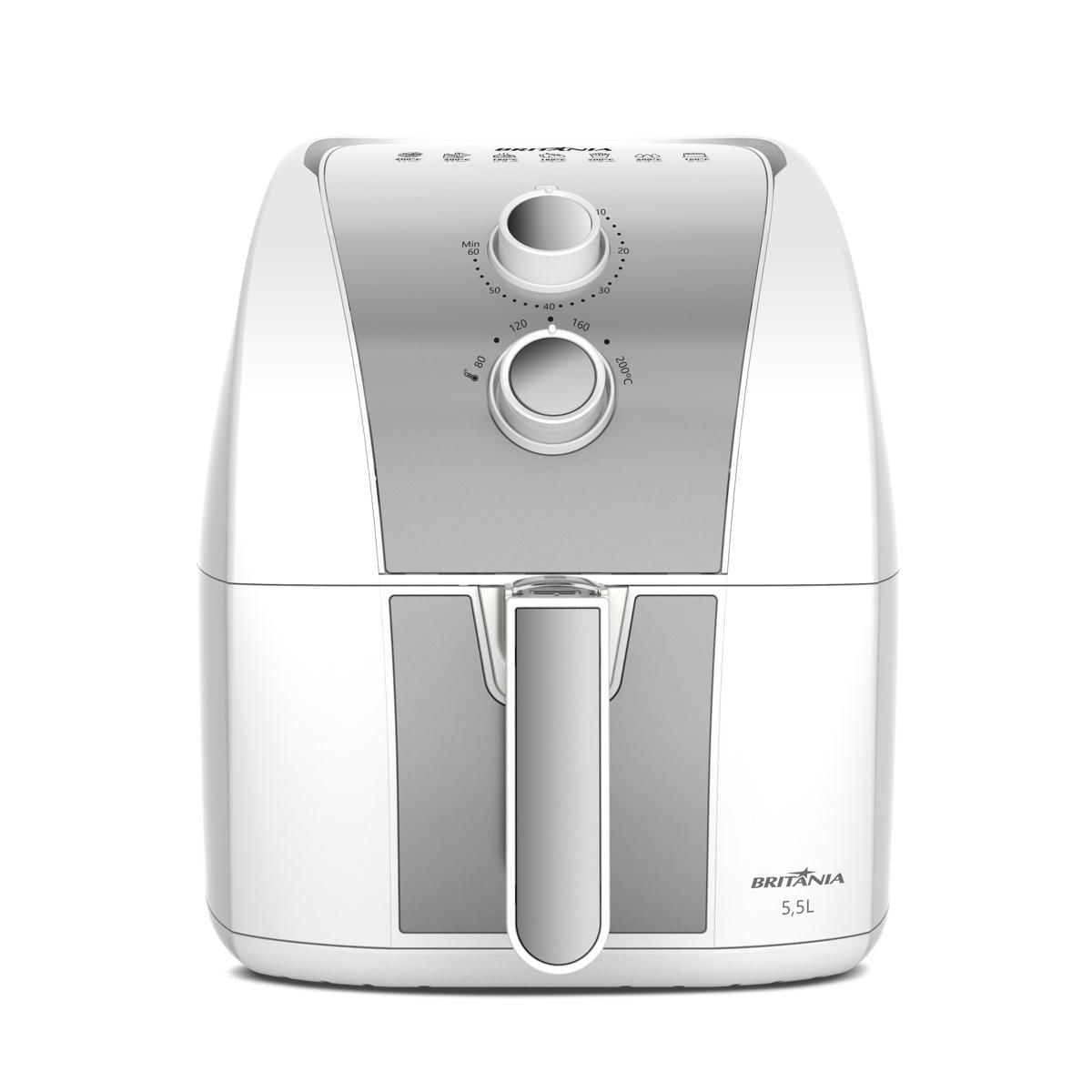 Air Fryer Britânia BAF52 Redstone 5,5L Antiaderente 1500W — Novo Lacrado