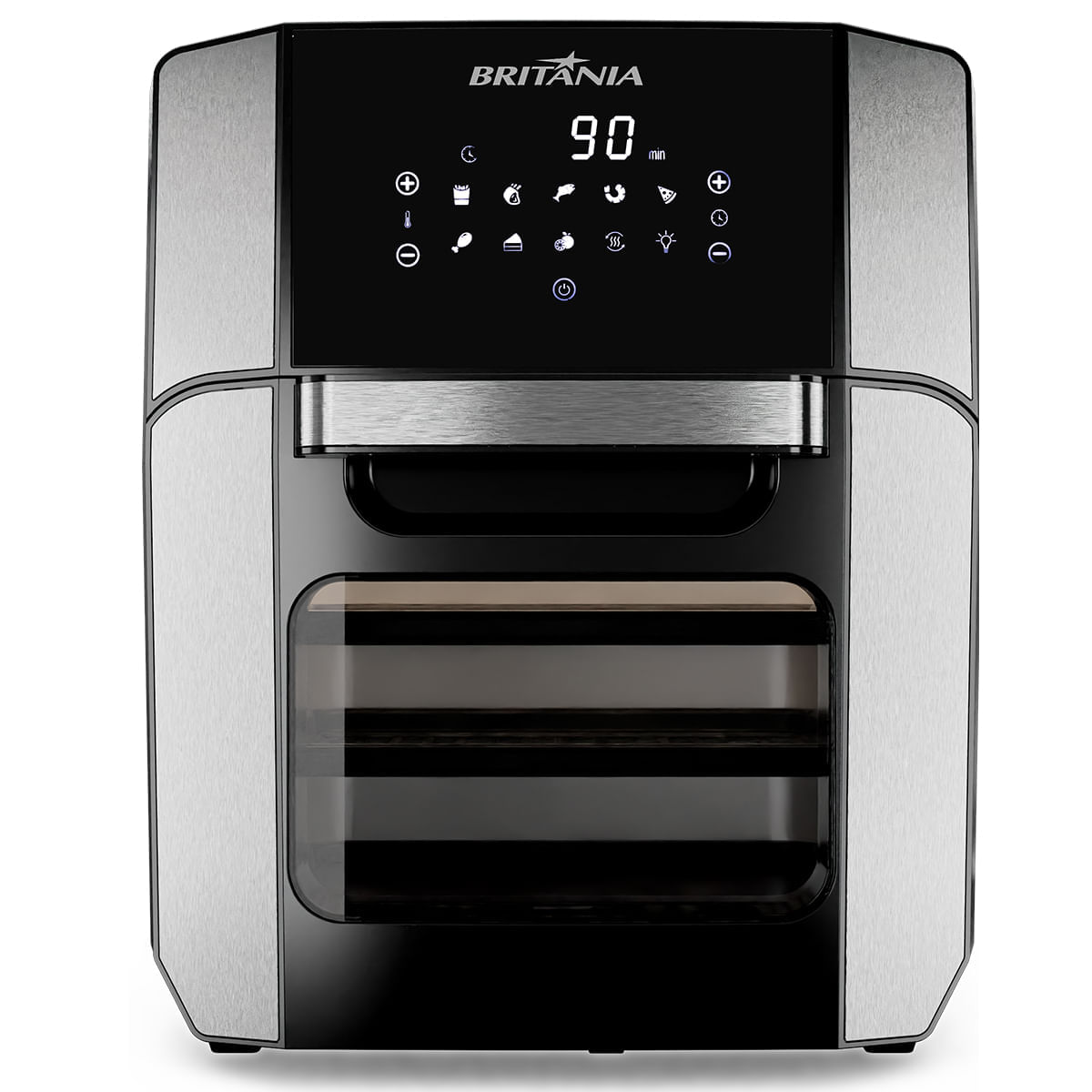 Forno Air Fryer Oven Britânia BFR2100 12L 4 em 1 1800W — Novo Lacrado