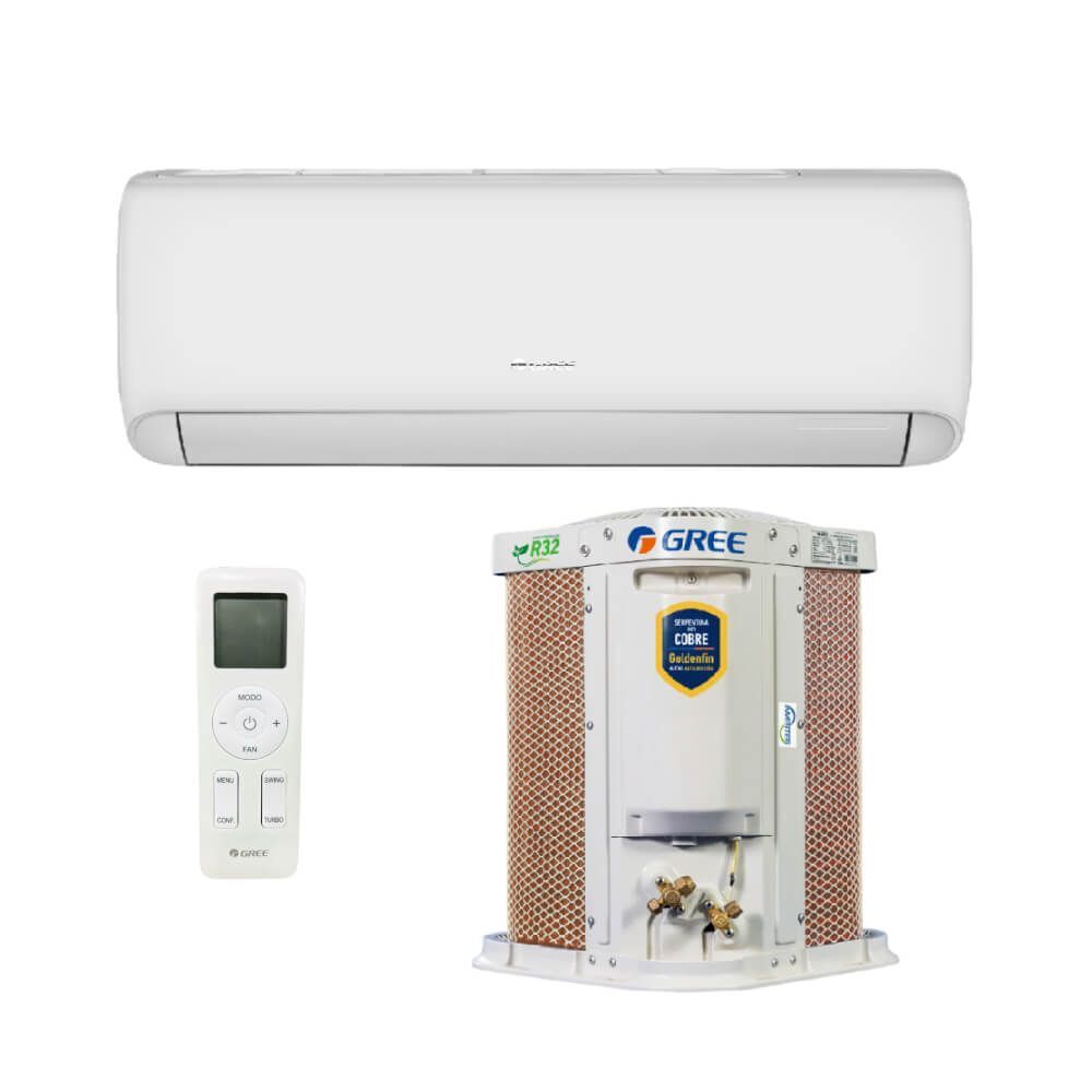 Split Inverter Gree • 9.000 BTUs • 220V Quente/Frio Inverter — Selo Procel B