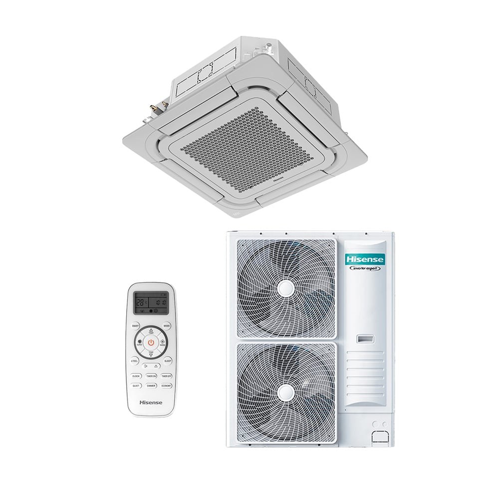 Hisense Cassete 56.000 BTUs 220V Frio Inverter — Selo Procel A