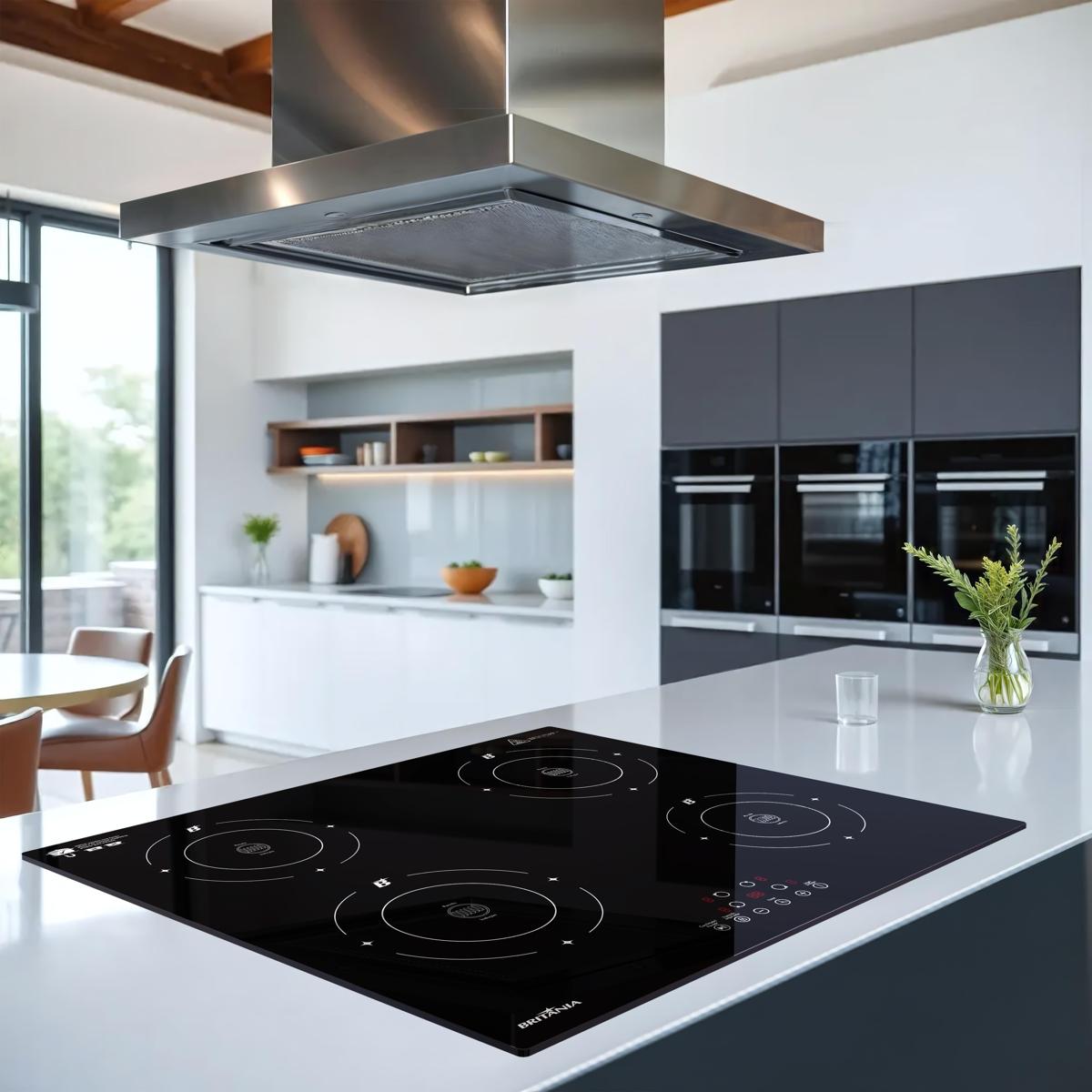 Cooktop de Indução Britânia BCTE40A 4 Bocas 6400W — Novo Lacrado - vista 2