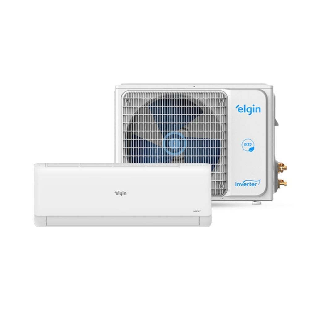 Split Hi-Wall Elgin • 12.000 BTUs • 220V Frio Inverter — Selo Procel A