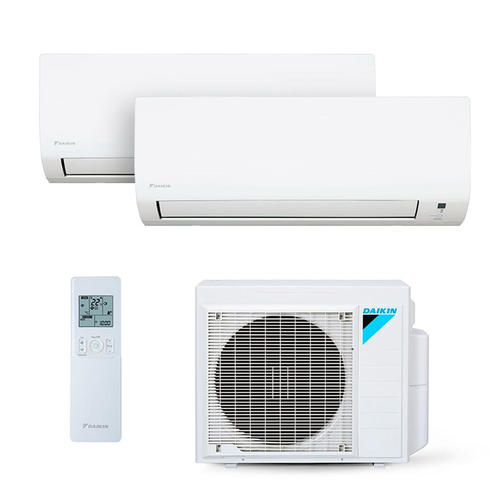 Multi-Split Daikin Bi Split — Cond. 18.000 + 1x 9.000 + 1x 18.000 BTUs 220V Quente/Frio Inverter — Selo Procel A