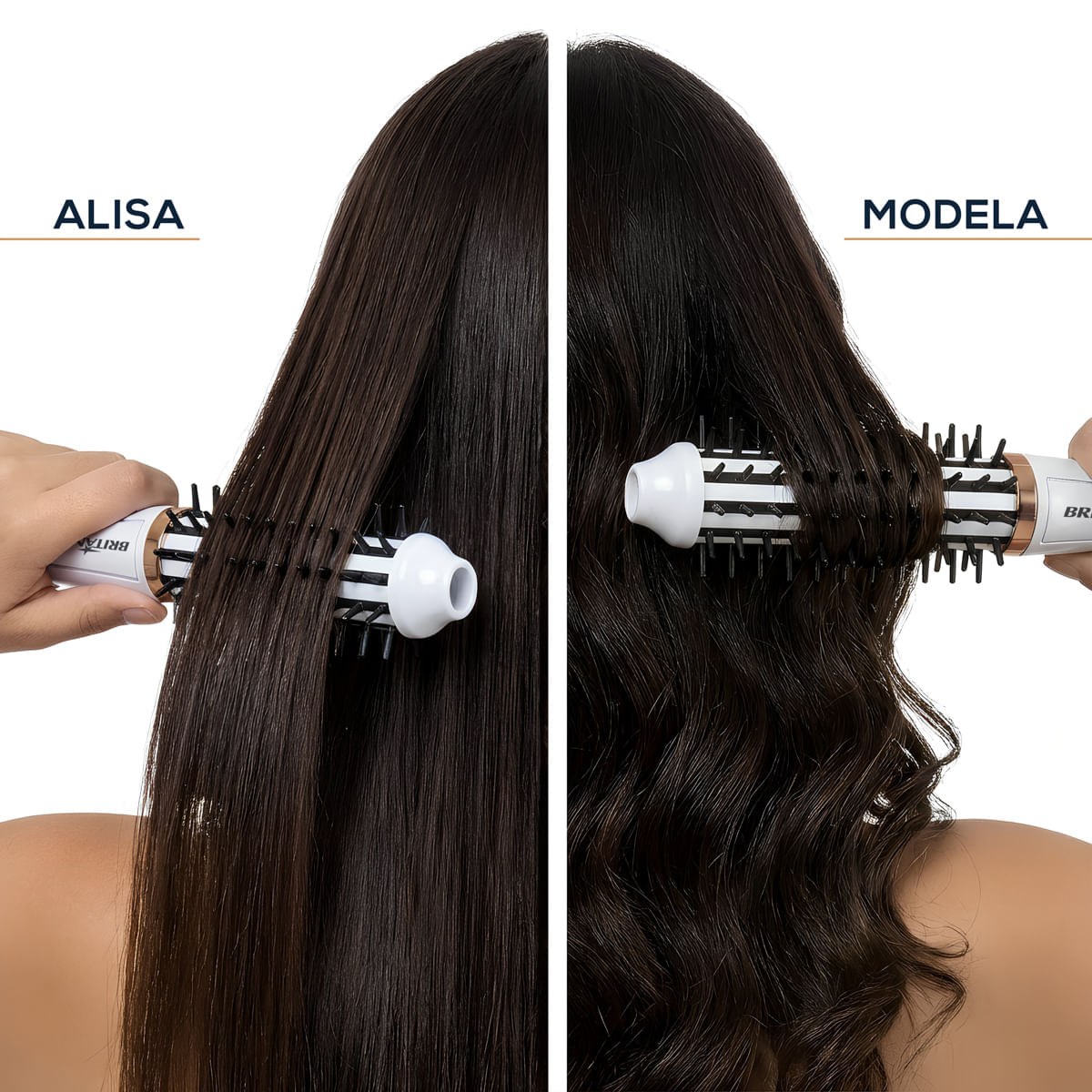 Escova Modeladora Britânia 2 em 1 Antiaderente BEC04 60W — Pronta Entrega - vista 3