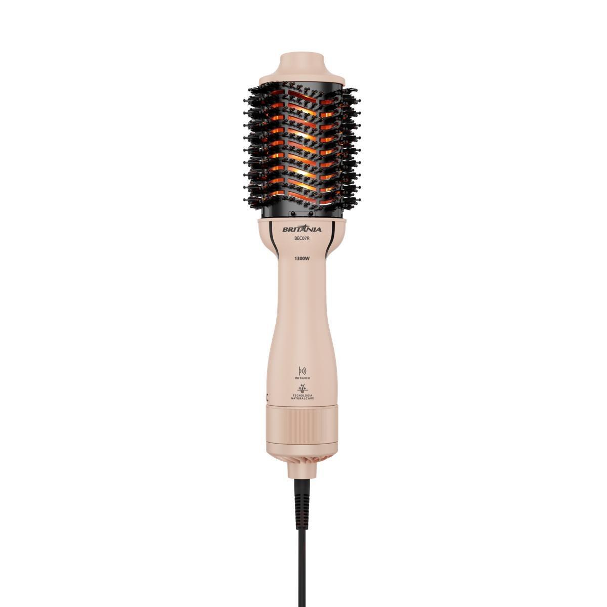 Escova Secadora Britânia Cerâmica Infrared BEC07R 1300W — Pronta Entrega