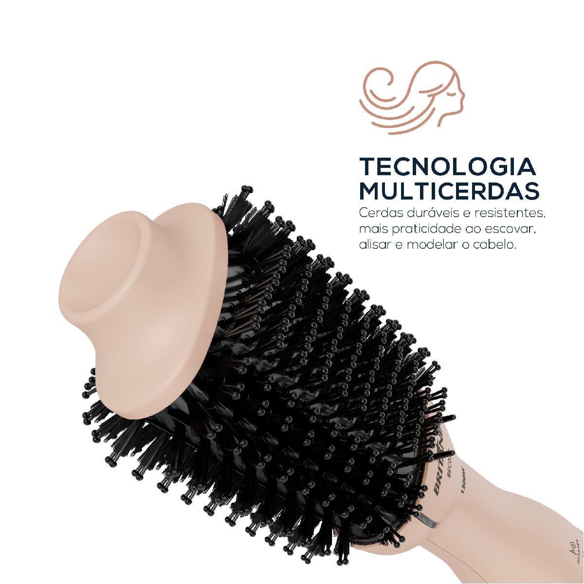 Escova Secadora Britânia Cerâmica Infrared BEC07R 1300W — Pronta Entrega - vista 3