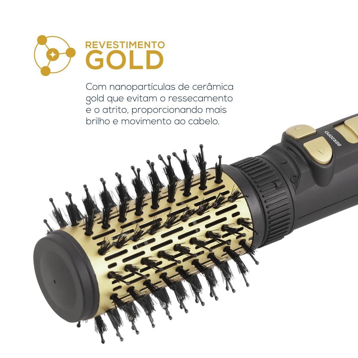 Escova Rotativa Britânia 4 em 1 Gold BER20PD 1300W — Pronta Entrega - vista 4