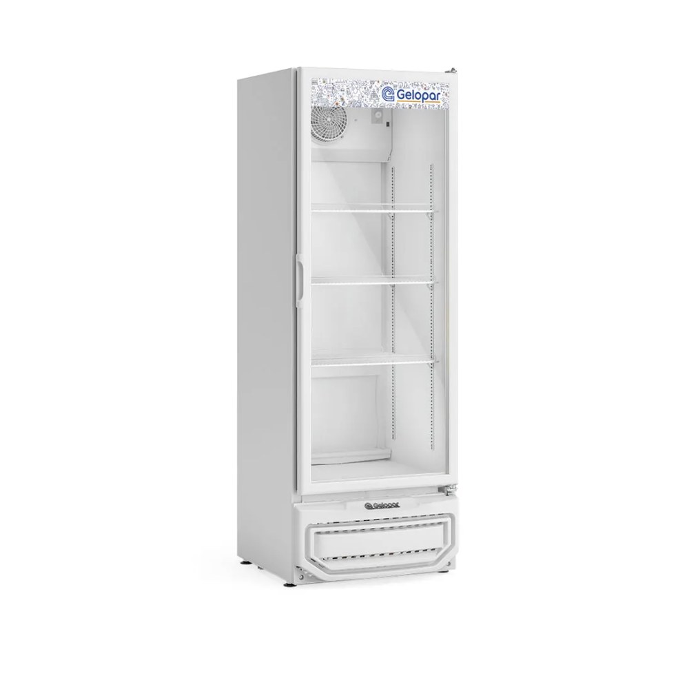 Expositor Vertical Gelopar 220V — Edição Linha Comercial Reforçada