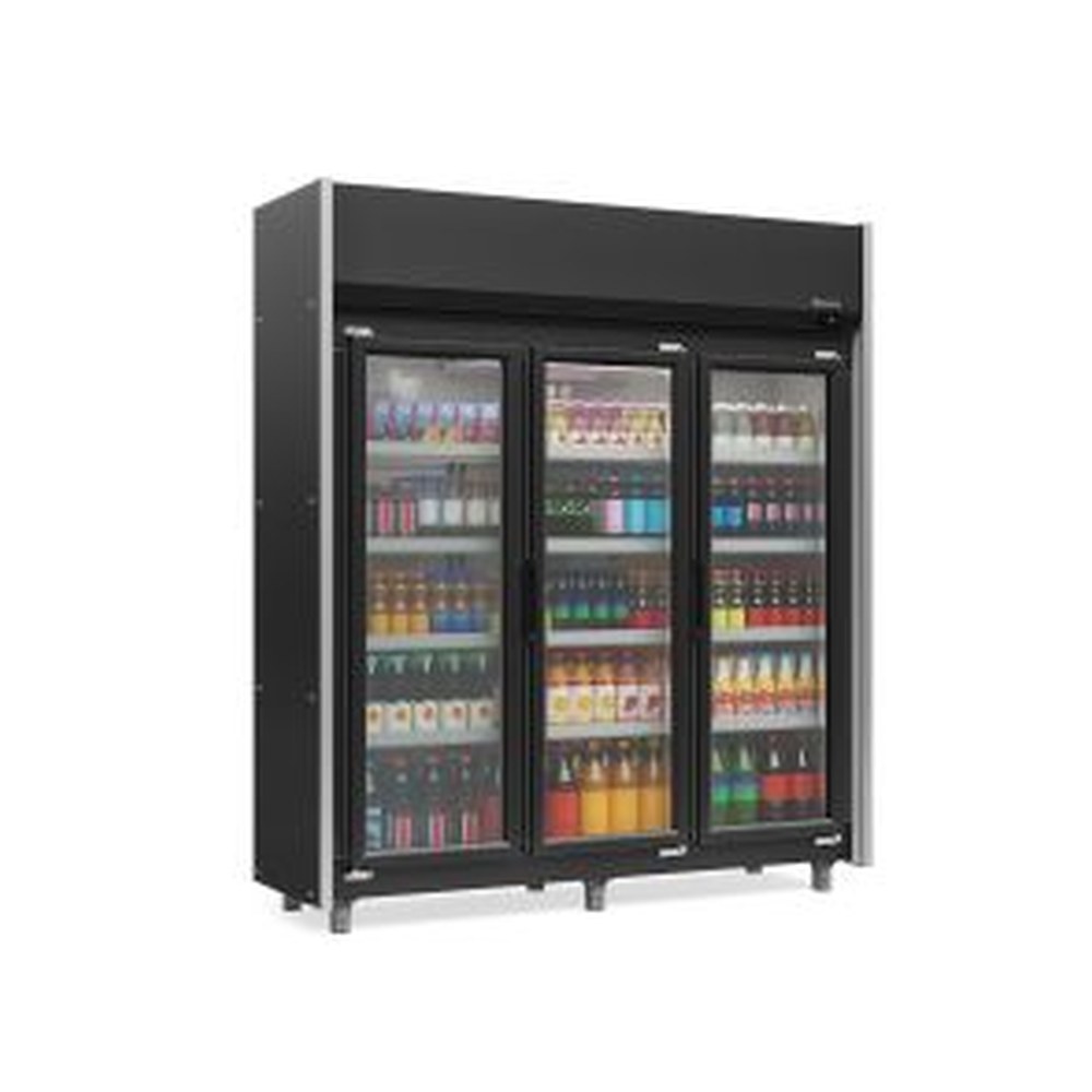 Expositor Vertical Gelopar 220V — Excelente Resfriamento e Baixo Consumo