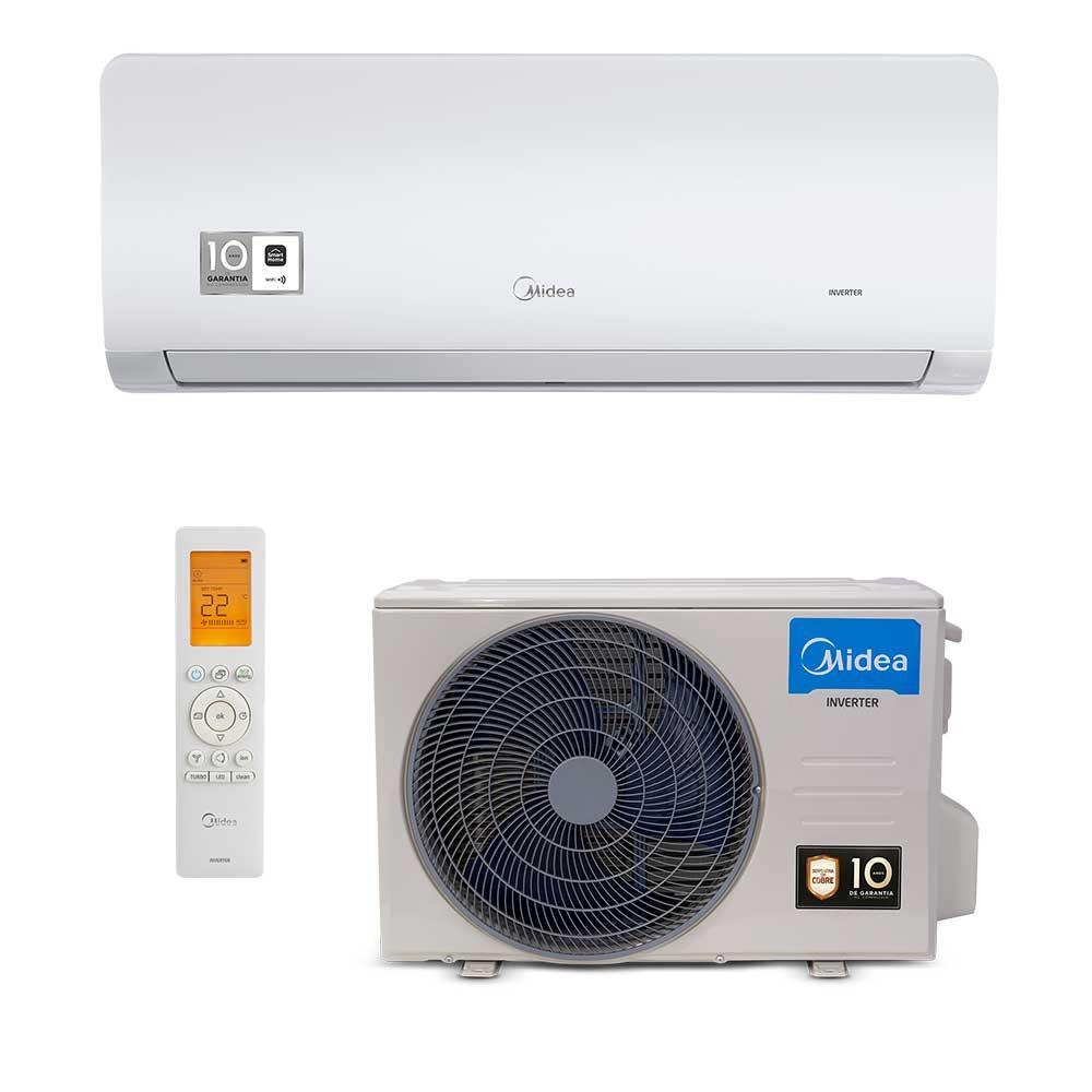 Midea Split Hi-Wall 12.000 BTUs 110V Frio Inverter — Selo Procel A - vista 2