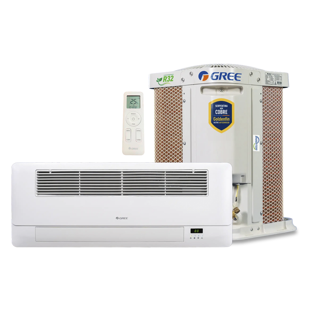 Cassete Gree 9.000 BTUs Frio Inverter 220V — Selo Procel A