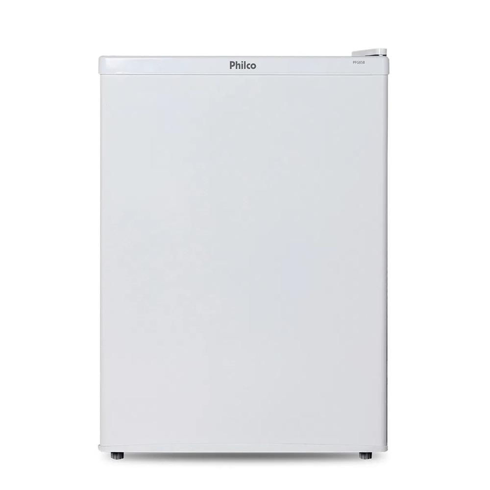 Frigobar Philco PFG85B 67L 220V — Porta Reversível e Design Branco Elegante