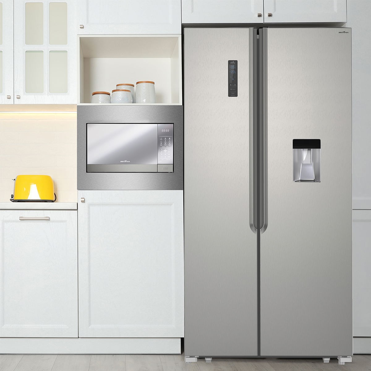 Micro-ondas de Embutir Britânia BMB28IEB 28L 1400W Inox — Pronta Entrega - vista 2