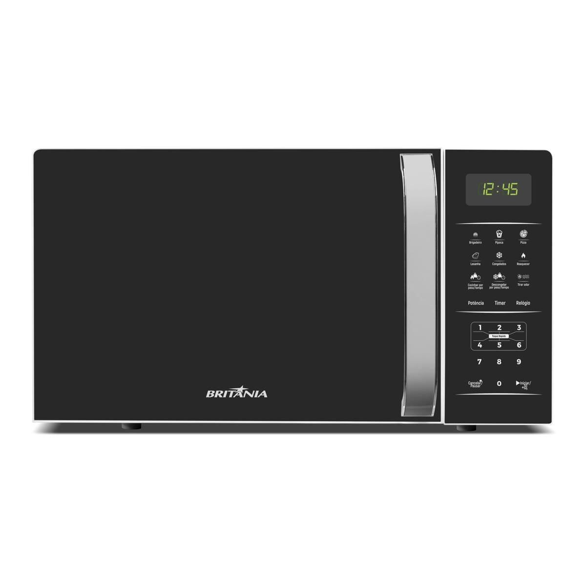 Micro-ondas Britânia BMO23 23L Branco — Original com Nota Fiscal