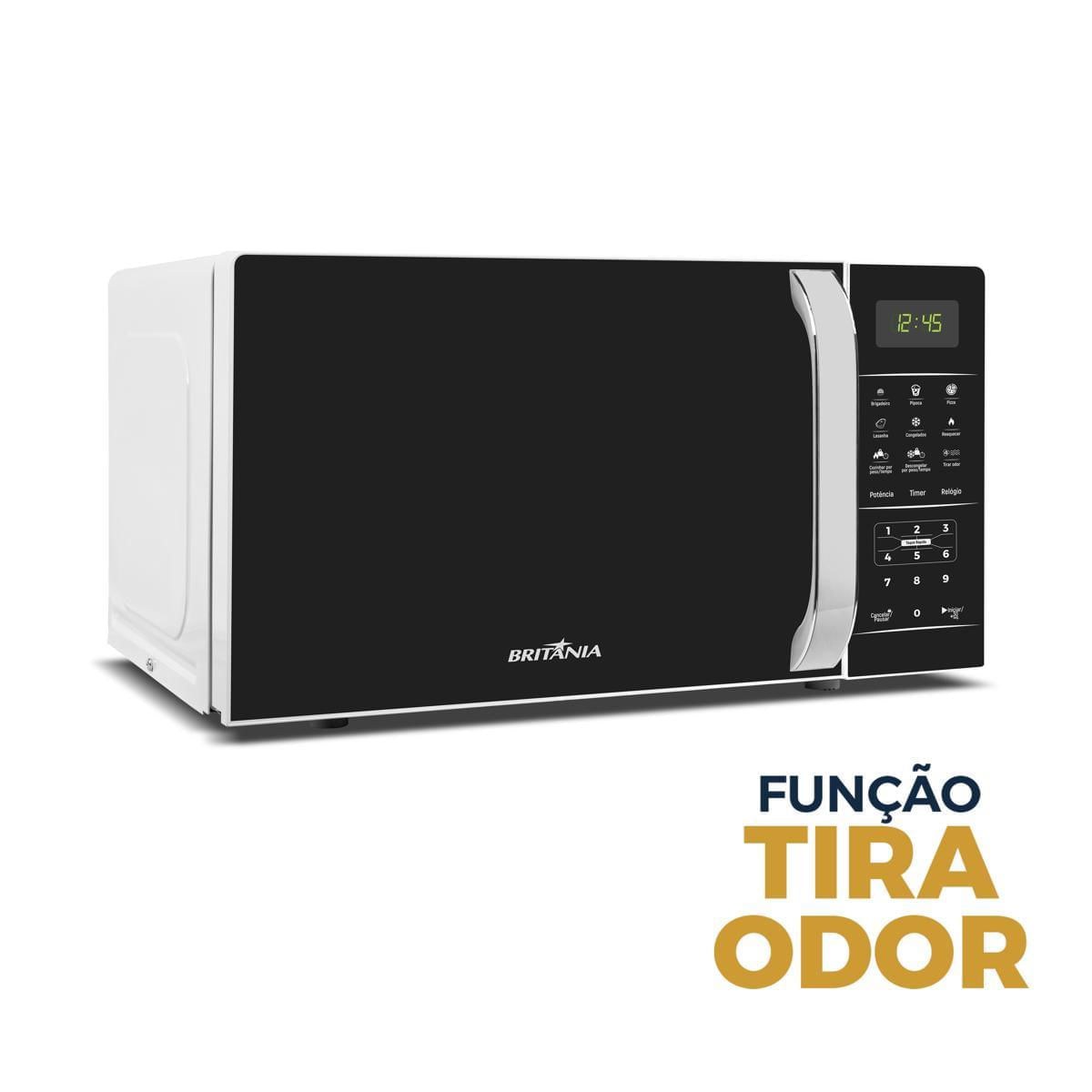 Micro-ondas Britânia BMO23 23L Branco — Original com Nota Fiscal - vista 3