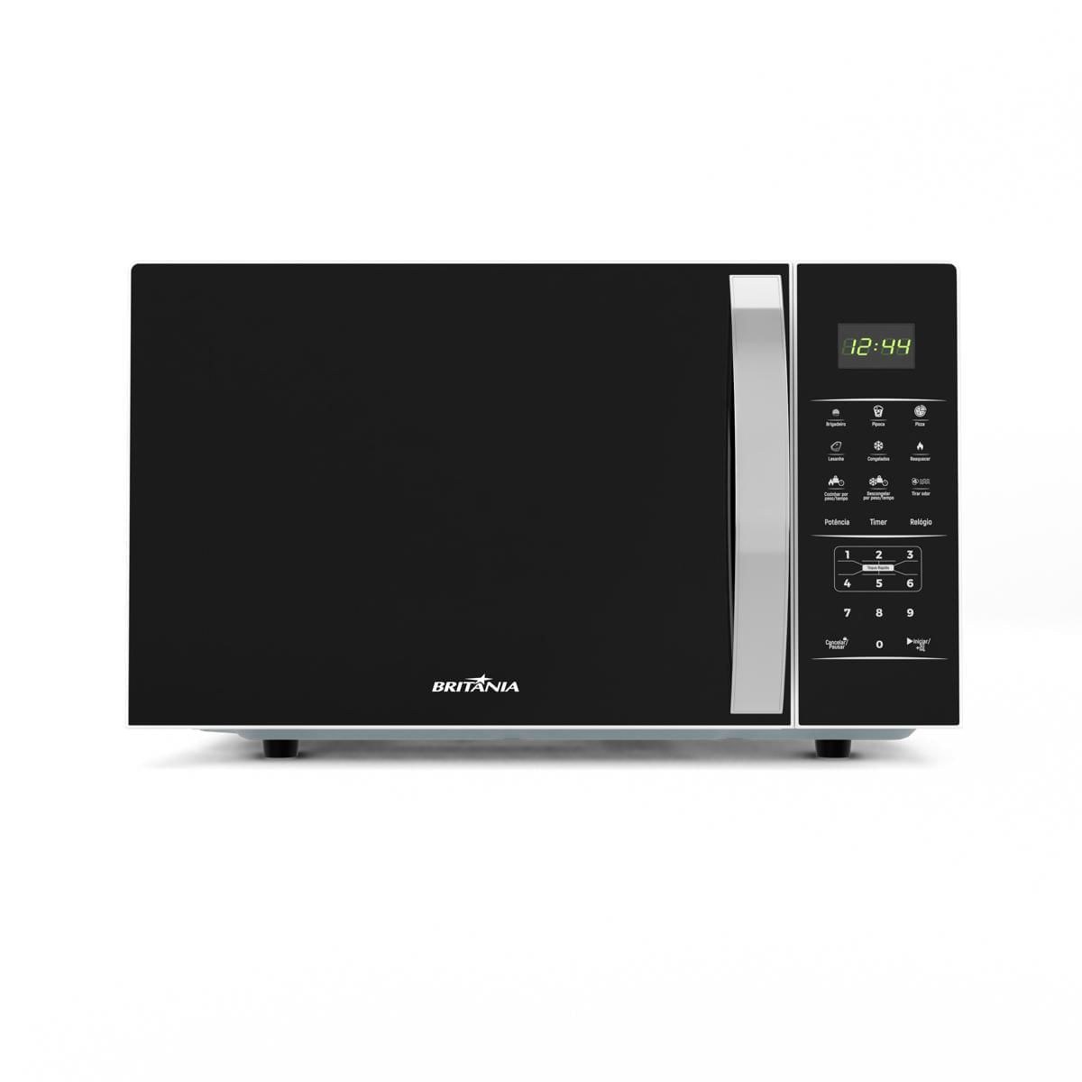 Micro-ondas Britânia BMO30 28L Branco — Original com Nota Fiscal