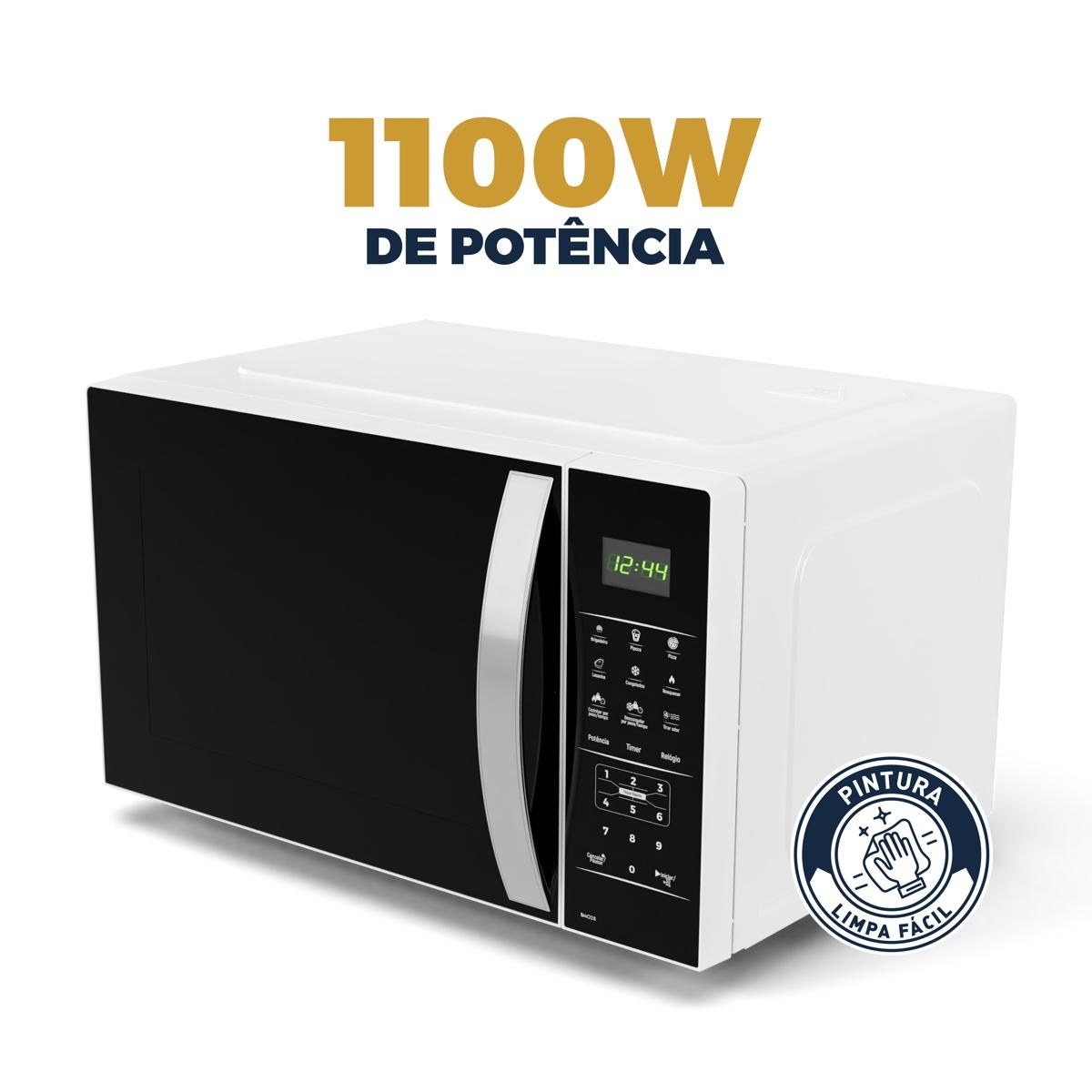 Micro-ondas Britânia BMO30 28L Branco — Original com Nota Fiscal - vista 3