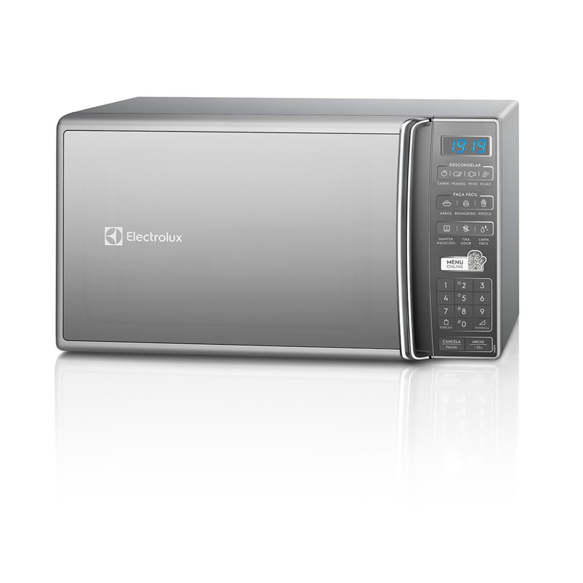 Micro-ondas Electrolux MS37X 27L Inox 220V — Acabamento Inox e Funções Inteligentes