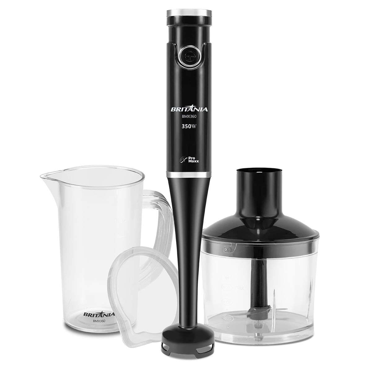 Mixer Britânia BMX360 Lâminas Pro Maxx 2 em 1 350W — Novo Lacrado