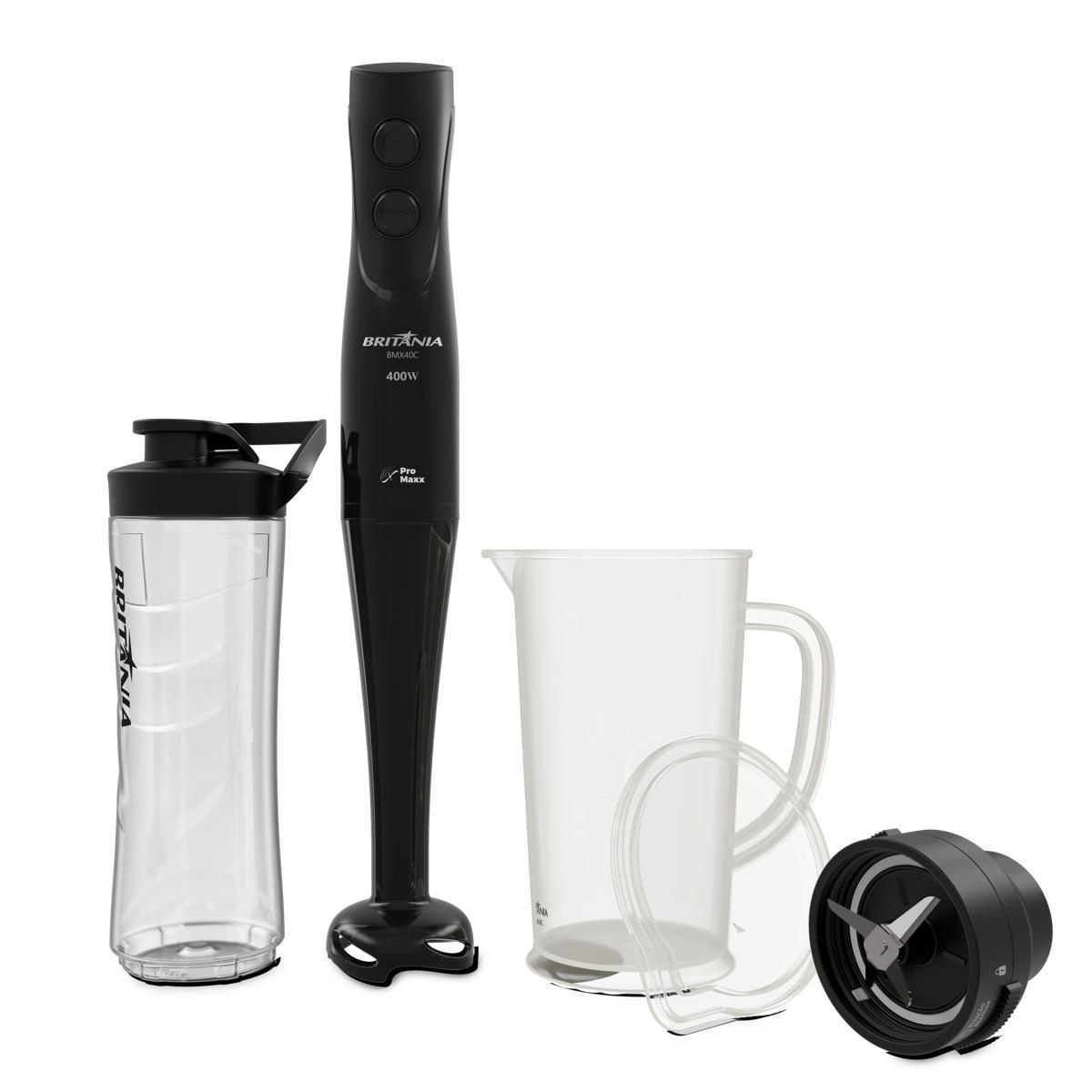Mixer e Blender Britânia BMX40C 2 em 1 Turbo 400W — Pronta Entrega