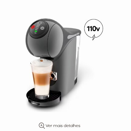 Cafeteira Dolce Gusto Genio S Basic Grafite 110V — 3 Caixas de Cápsulas Inclusas