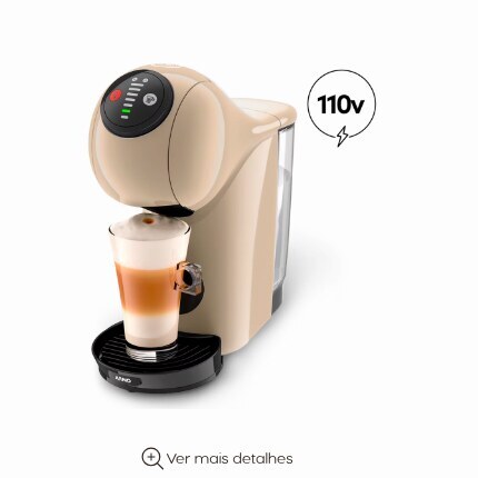 Cafeteira Dolce Gusto Genio S Basic Taupe 110V — 3 Caixas de Cápsulas de Brinde