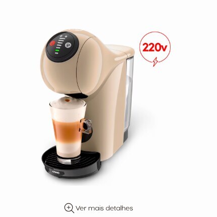 Cafeteira Dolce Gusto Genio S Basic Taupe 220V — 3 Caixas de Cápsulas de Brinde