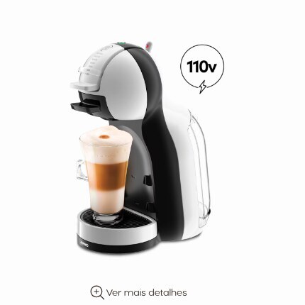 Cafeteira Dolce Gusto Mini Me Cinza e Preta 110V — Ganhe 3 Caixas Grátis