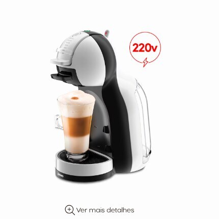 Cafeteira Dolce Gusto Mini Me Cinza e Preta 220V — Ganhe 3 Caixas Grátis